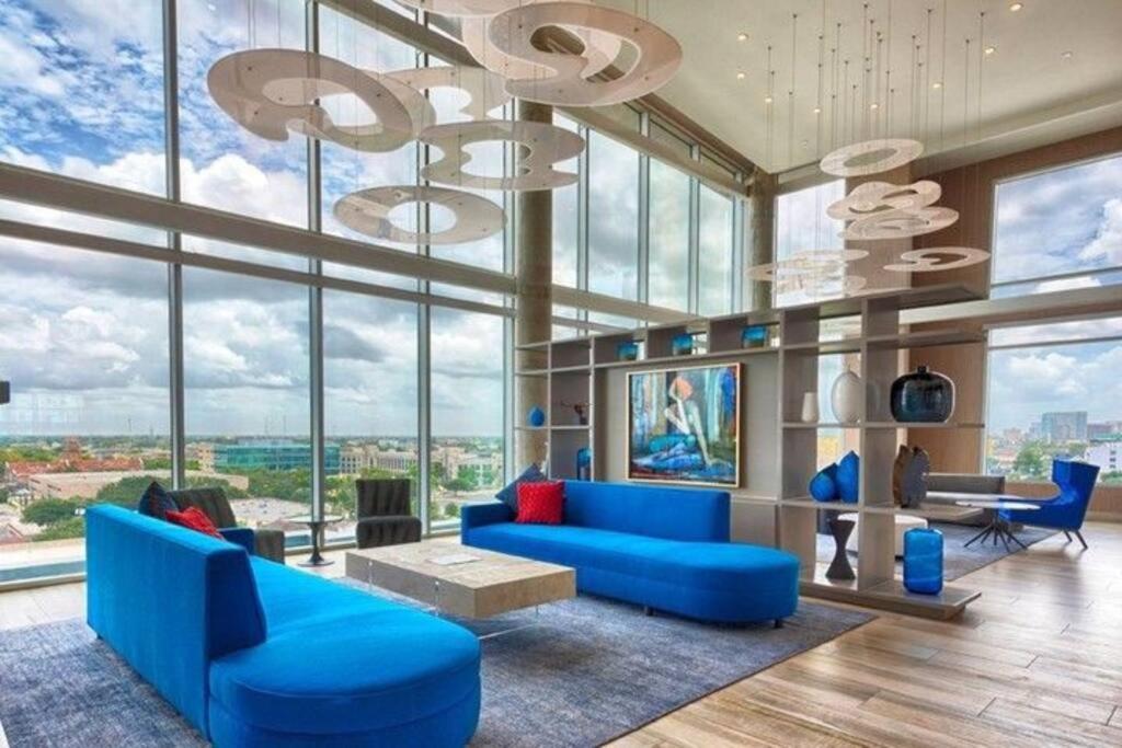 Ferienwohnung Luxury Highrise In Midtown - Skyline Views And Chic Decor Houston Exterior foto