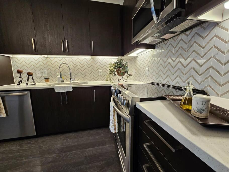 Ferienwohnung Luxury Highrise In Midtown - Skyline Views And Chic Decor Houston Exterior foto