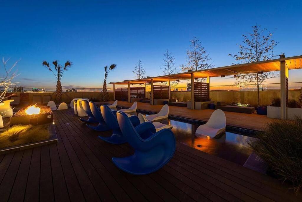 Ferienwohnung Luxury Highrise In Midtown - Skyline Views And Chic Decor Houston Exterior foto