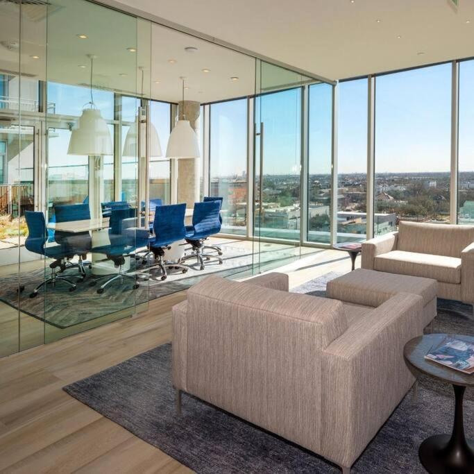 Ferienwohnung Luxury Highrise In Midtown - Skyline Views And Chic Decor Houston Exterior foto